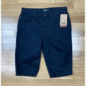 New VANS Covina Sturdy Stretch Shorts Womens 29 Black Skateboarding Skate